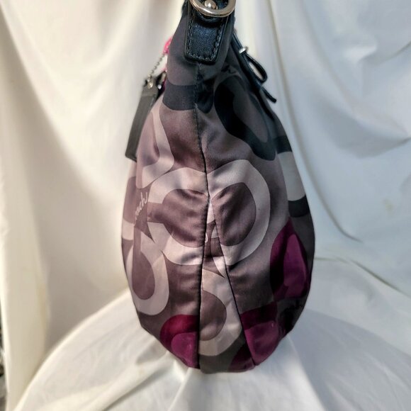 Coach Madison Sophia 2010 Sateen Clover Tote / Crossbody Bag ~ Retail $249 - Picture 6 of 9